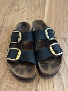 Arizona Big Buckle Nubuck Leather Men’s